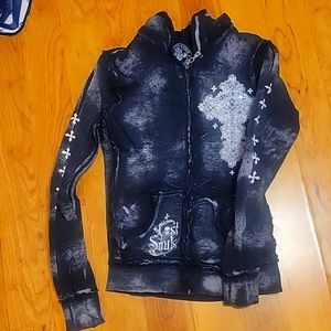 Women's Affliction sz L hoodie